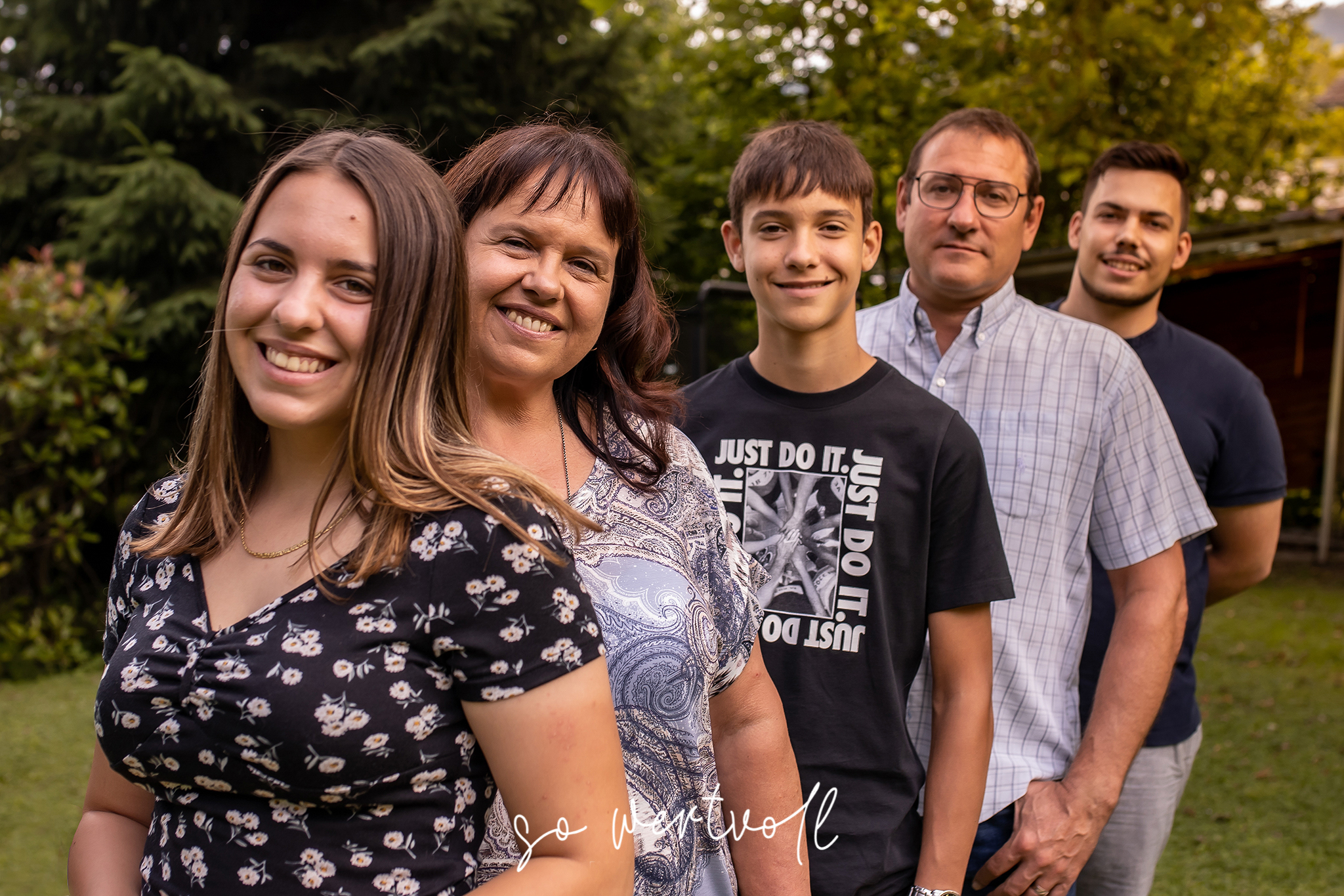Der eigene Garten als Location für das Fotoshooting
